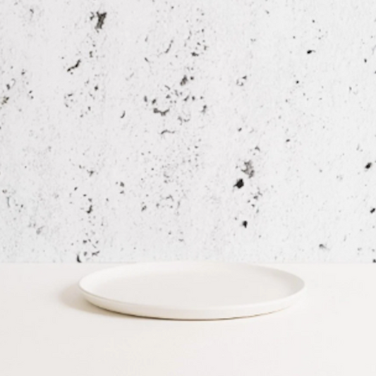 S/4 Tunisian Side Plate - Matte White