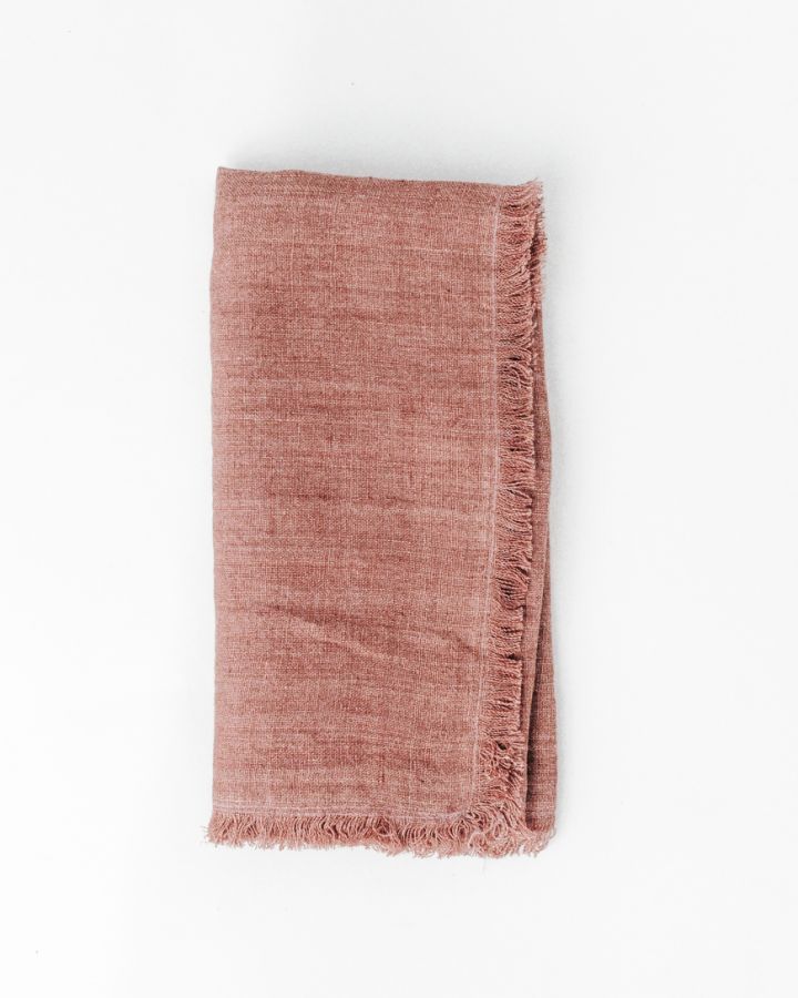 Stone Washed Linen Dinner Napkins