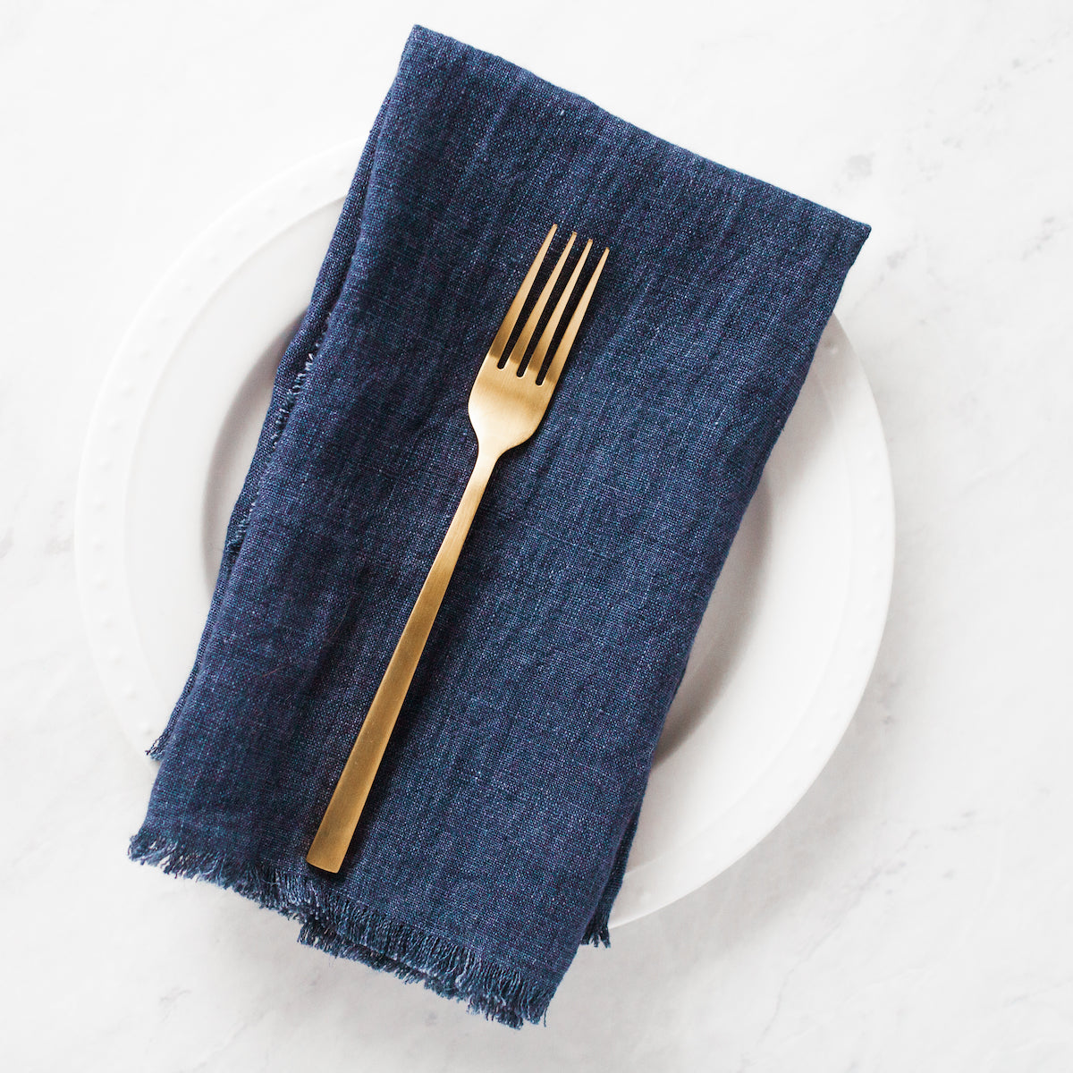 Stone Washed Linen Dinner Napkins