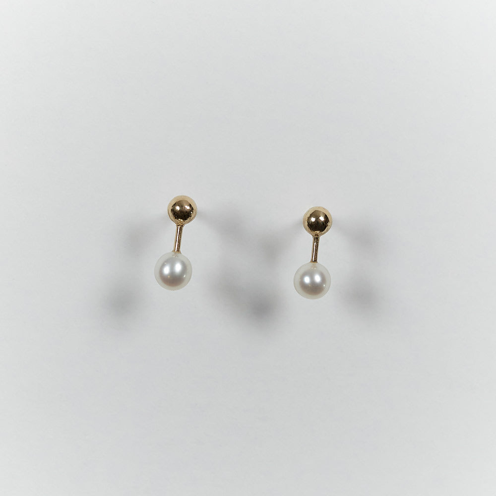 Pearl Bar Earrings